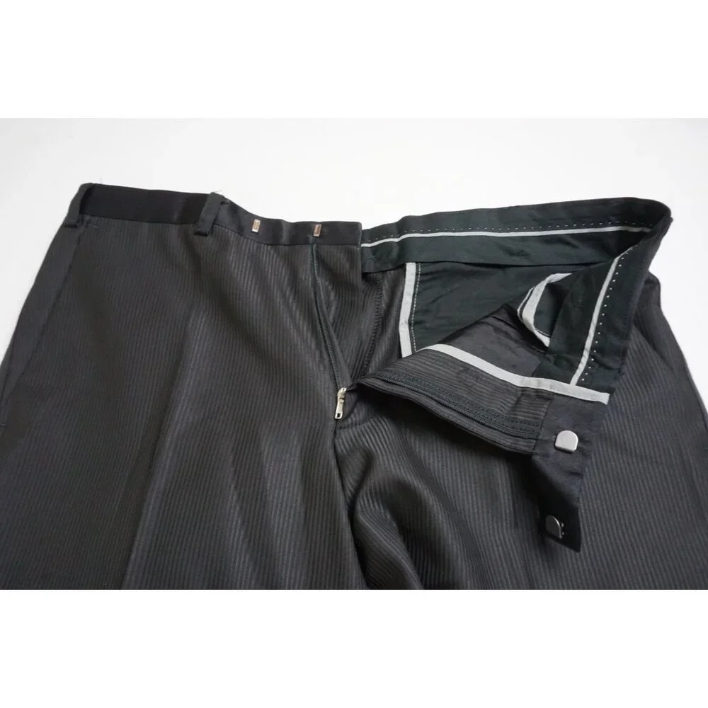 Hugo Boss The Stars/Glamour Black Striped Formal 2 PC Tuxedo Jacket Pants 42L